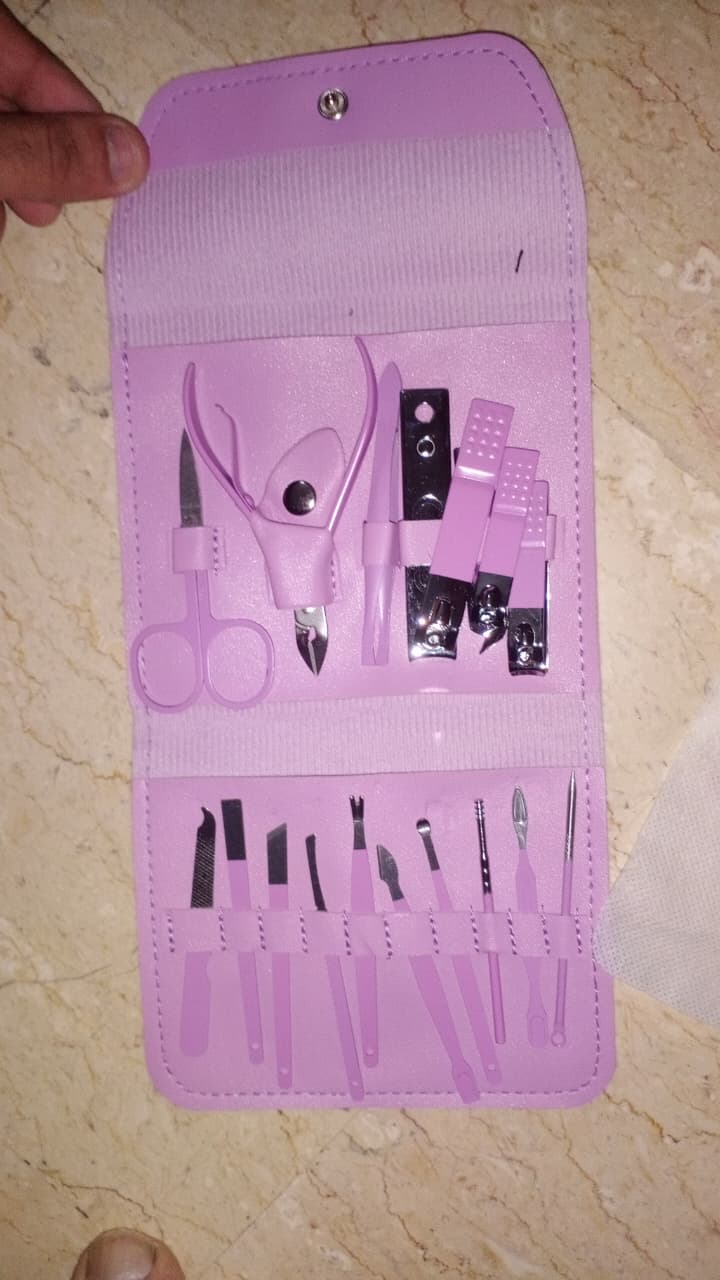 16-in-1 Stainless Steel Nail Care Kit – Manicure & Pedicure Tool Set